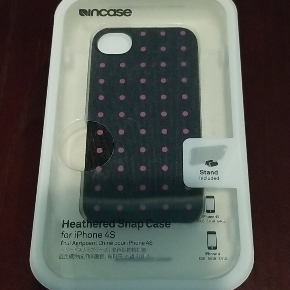 iPhone 4/4s heathered snap phone case